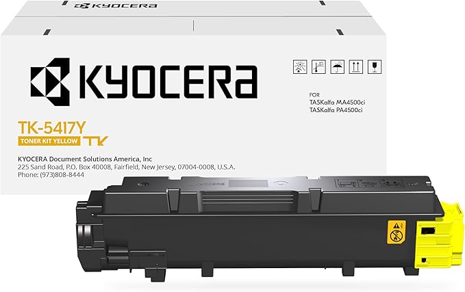 KYOCERA TK-5417Y Yellow Toner Cartridge for MA4500ci / PA4500ci Model Laser Printers (1T02Z7AUS0)