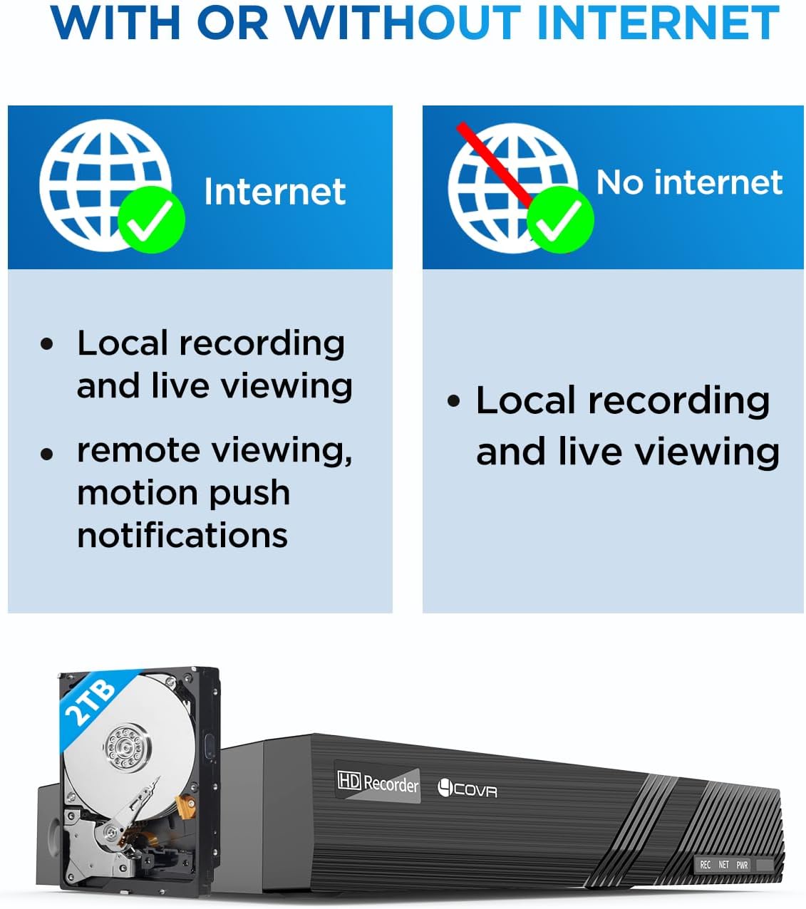4COVR 4K Security Camera System, 8X 8MP IK10 Vandal-Proof IP67 Dome PoE IP Camera with Audio, 8CH NVR 2TB HDD, AI Human Vehicle Detection & IR Night Vision, 24/7 Home Outdoor Recording, LY54AB8M0808