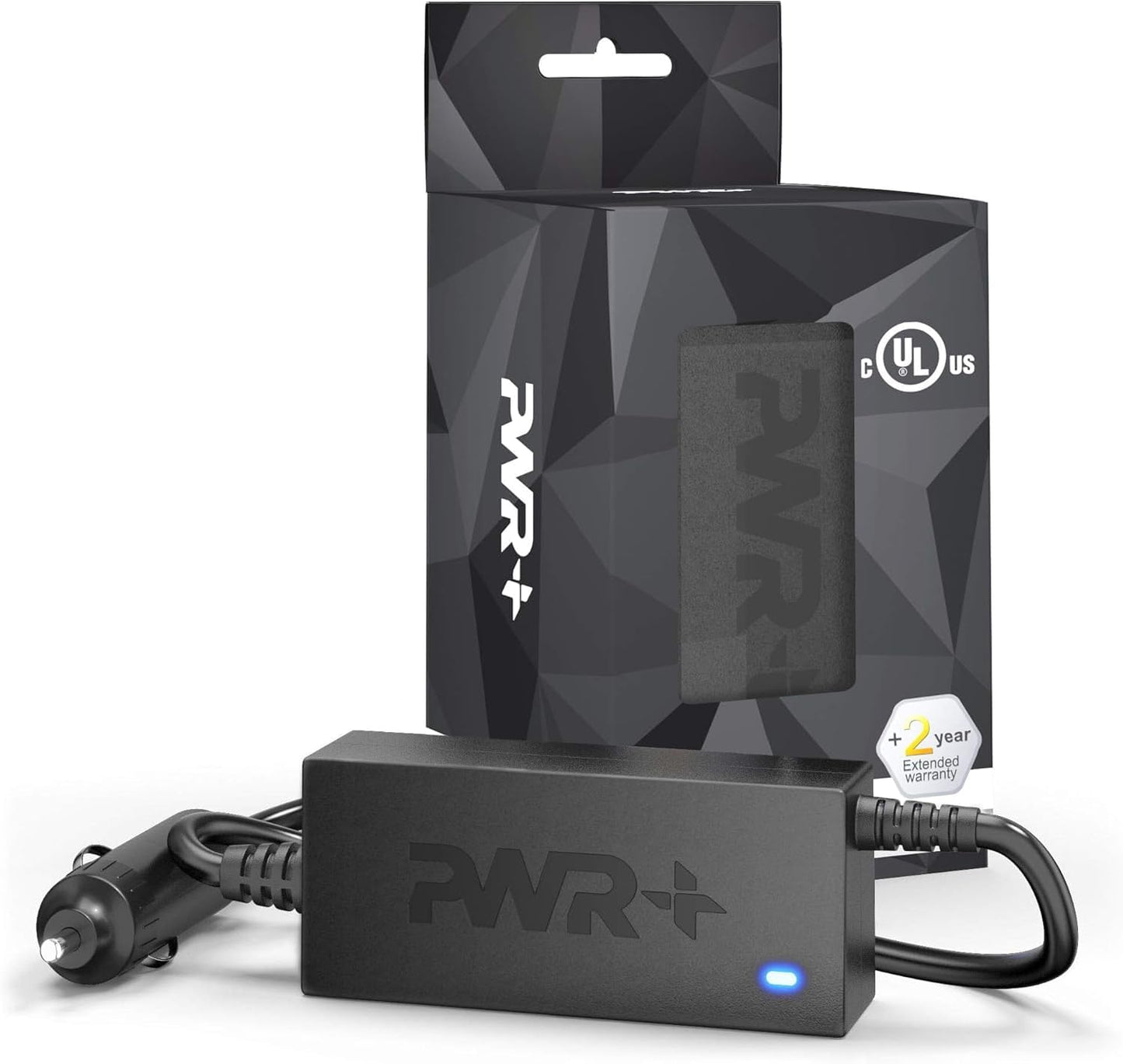Pwr USB-C CAR Charger for Dell Latitude 11 12 13 5175 5285 5289 7275 7285 7370, Dell XPS 12 13 9370 9365, Dell Chromebook 11 3100 5190 - UL Listed 10 Ft Power Supply Cord 90W
