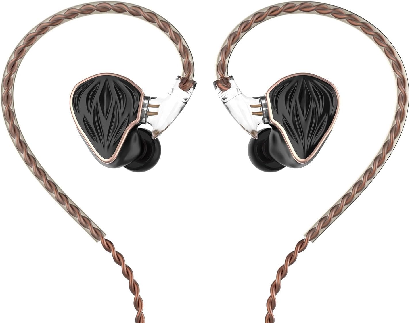 MS3 in-Ear Monitors, 2BA+1DD Hybrid IEM Wired Earphones, Includes 3 Pneumatic Tuning Filters - Exclusive Adjustable Soundstage for Instruments, Detachable Cable for Audiophile/Musician 4.4 mm
