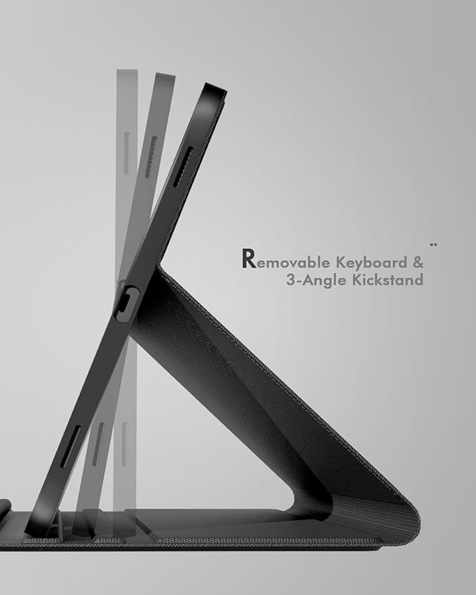 Doohoeek Keyboard Case for Samsung Galaxy Tab S10 Lite 10.9" 2025 / S10 FE / S9 FE / S9, Bluetooth Keyboard with Trackpad & 7-Color Backlit & Kickstand for S10 Lite 10.9 inch Keyboard Cover