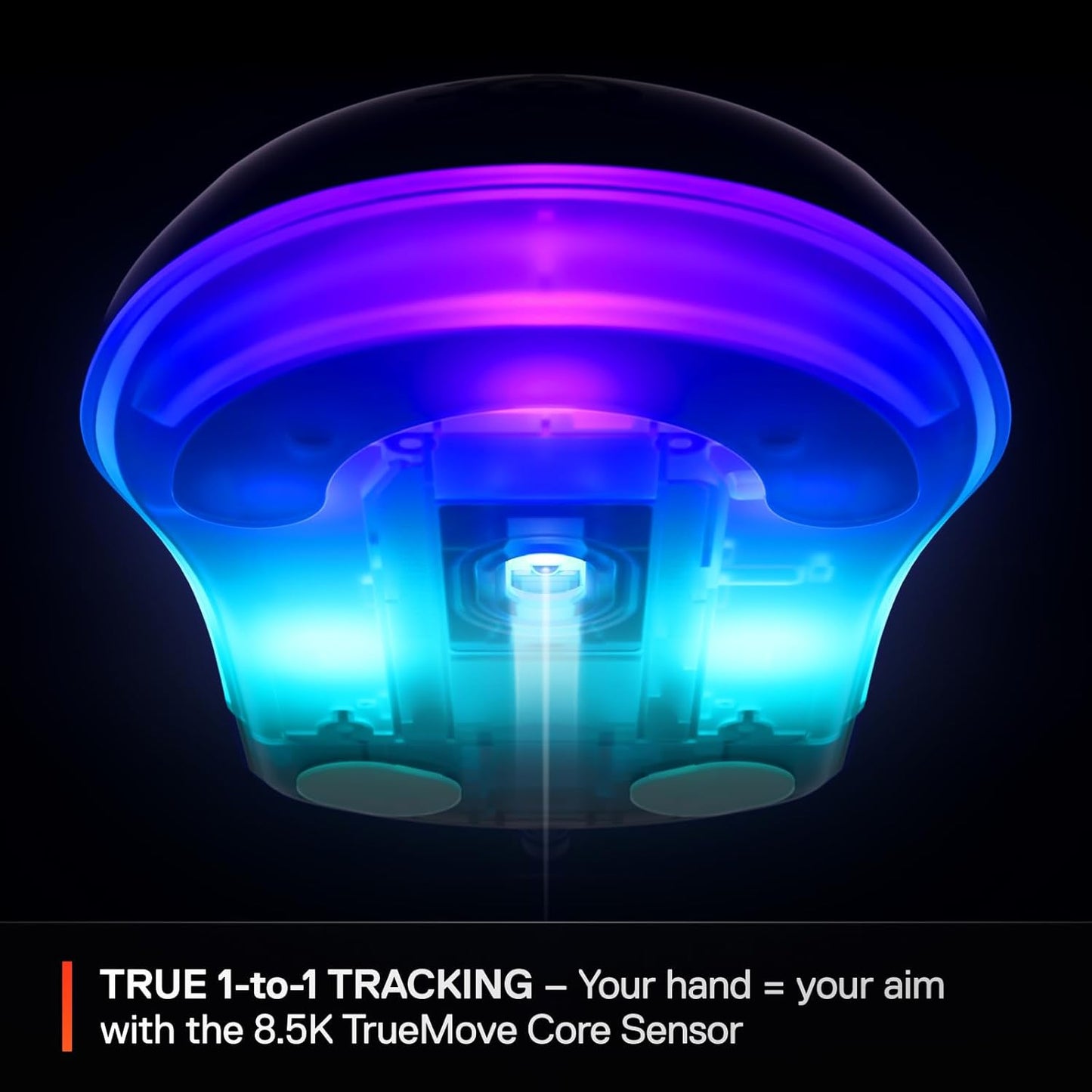 SteelSeries Rival 3 Gen 2 Gaming Mouse — 8500 DPI TrueMove Core Optical Sensor — 60 Million Click Durability — Low Latency — 77g Lightweight — 100% PTFE Feet — RGB — White