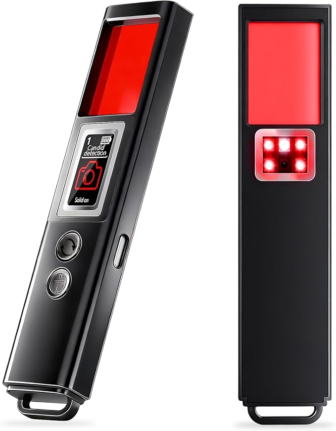 Hidden Camera Detector, Wireless Signal Scanner, Camera Finder, GPS Tracker Detector 5 Levels Sensitivity 4 Working Modes for Home, Office, Hotel, Car, Travel