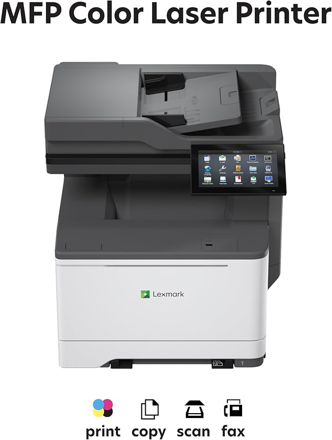Lexmark CX635adwe MFP Color Laser Printer with Touch Screen, Laser Printer Technology, USB connectivity, and Color Output.(50M7080)