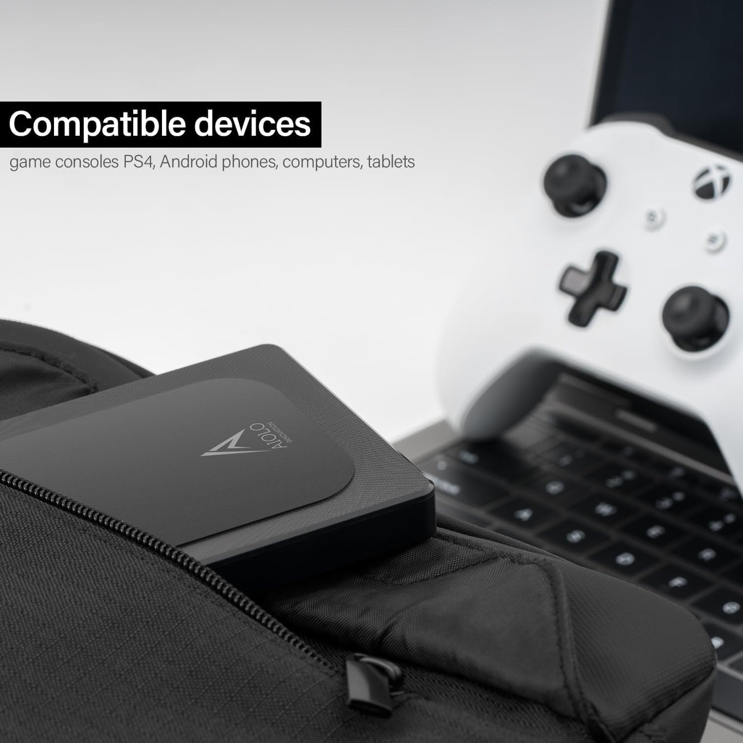 1TB External Hard Drive Ultra Slim Portable HDD-USB 3.0 USB-C for PC, Mac, Laptop, PS4, Xbox one,Xbox 360