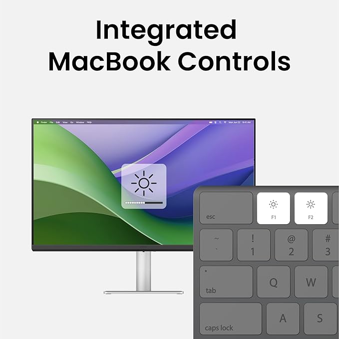 BenQ MA270U 27” 4K 3840x2160 Monitor for MacBook® Pro/Air, Dual USB-C, 90W Power Delivery, Mac Color Match, USB Hub, Brightness & Volume Control on Mac, Height & Tilt Adjustable Stand, P3 Color Gamut