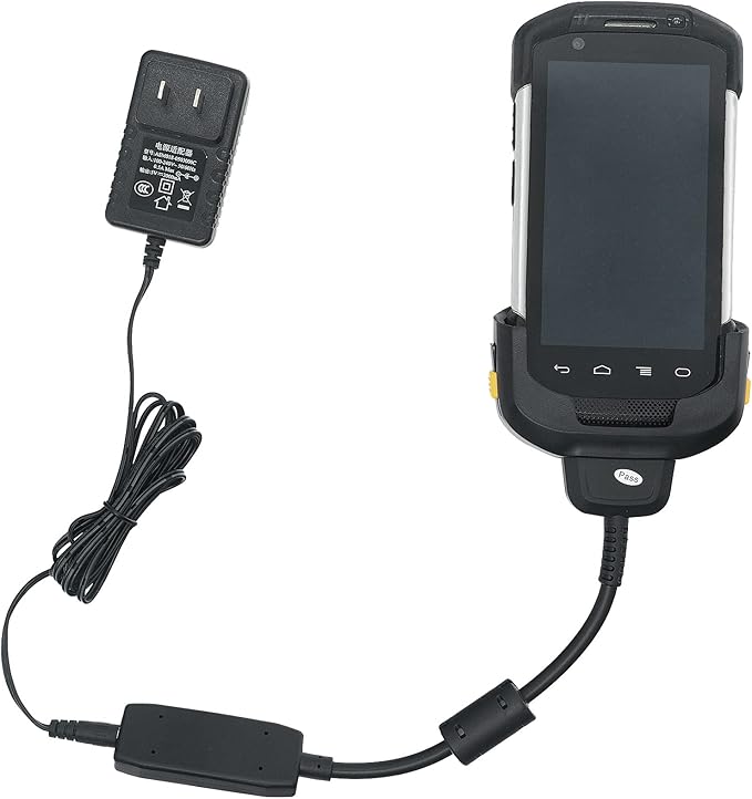 TC70 TC77 TC72 TC75 TC70X Scanner Charger Cable for Symbol Zebra PDA, Android Barcode Scanners Charger, Includes Power Supply(CHG-TC7X-CBL1-01)