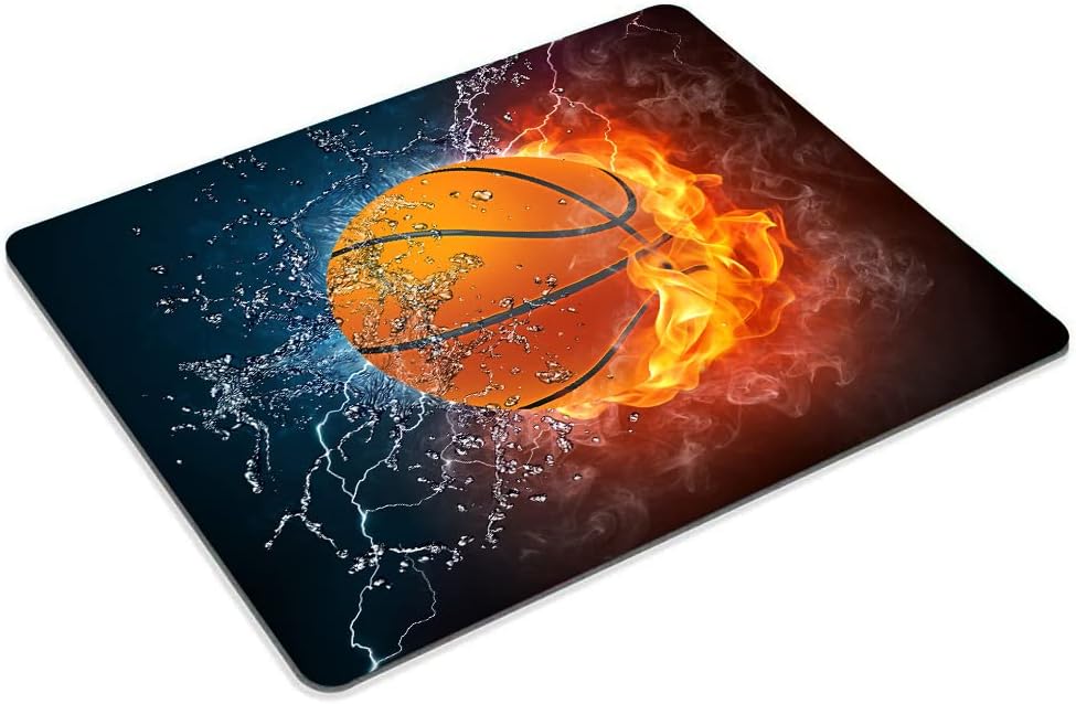 Water and Fire Balls Marble Mouse pad Customized Mousepad Non-Slip Rubber Base Mouse Pads for Computers Laptop Office Desk Accessories Mouse pad
