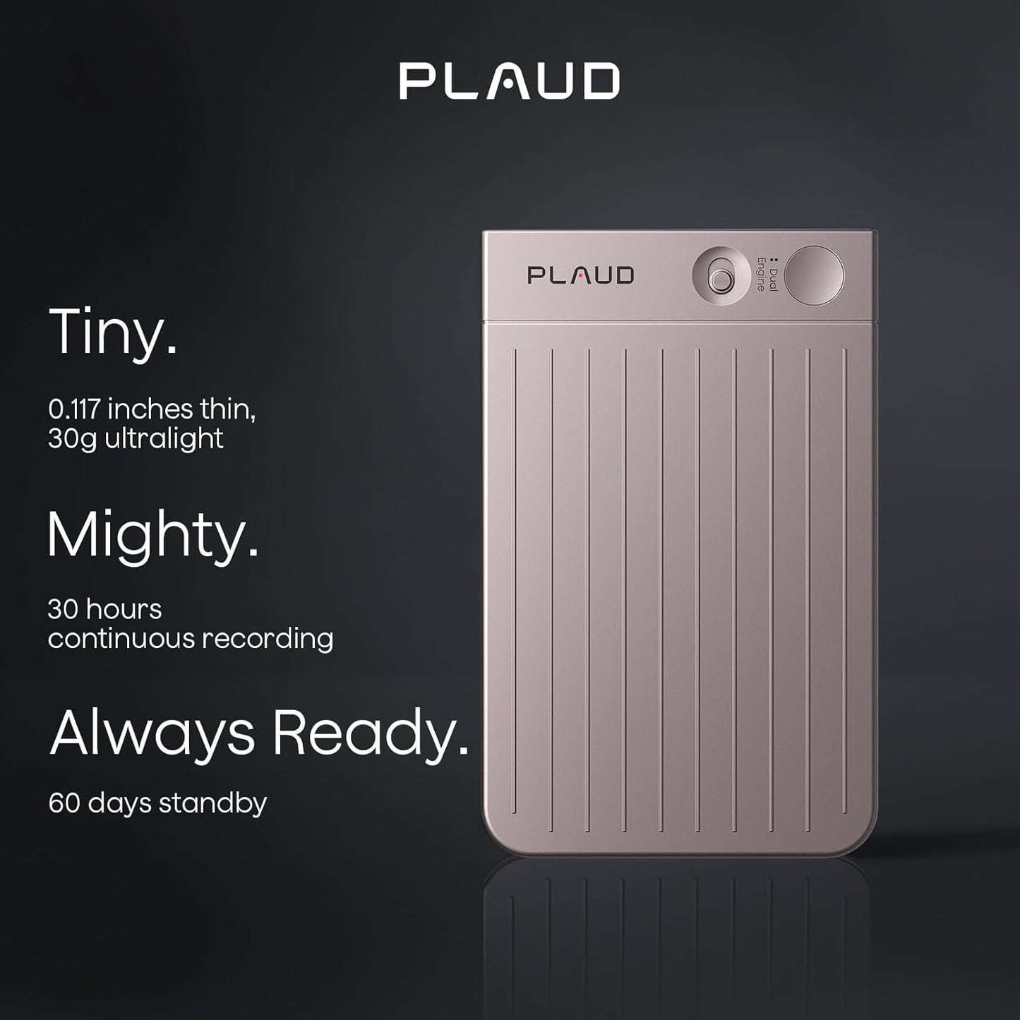 Plaud Note AI Voice Recorder, Voice Recorder w/Case, App Control, Transcribe & Summarize with AI Technology, Support 112 Languages, 64GB Memory, Audio Recorder for Lecture, Meeting, Call, Interview