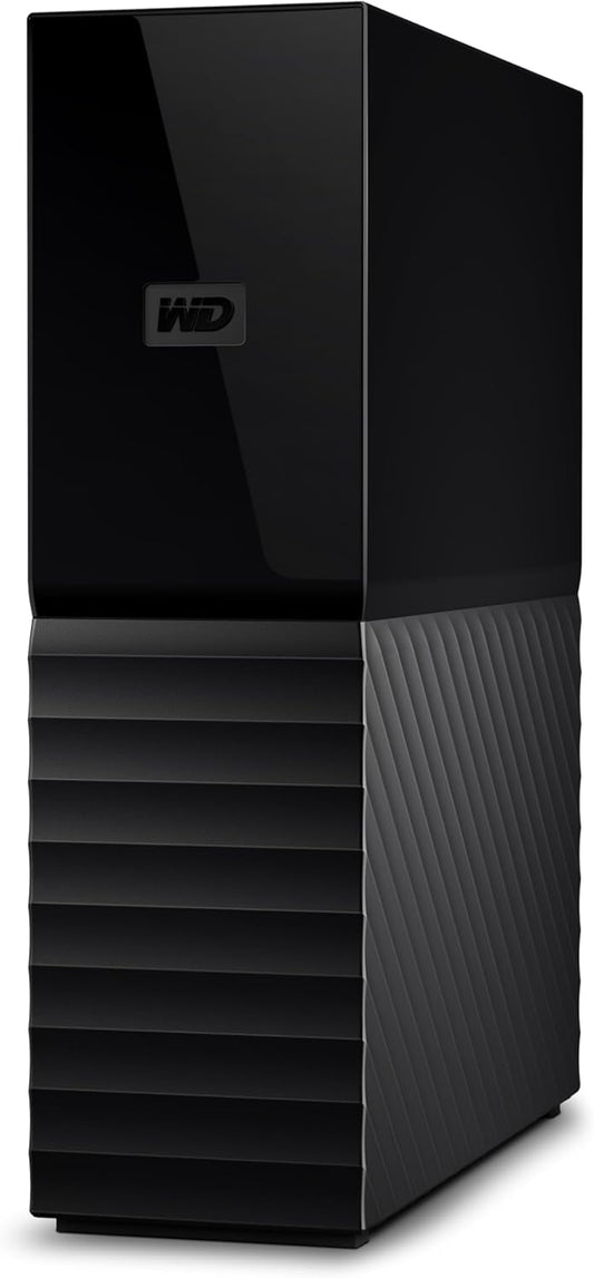 WD 24TB My Book Desktop External Hard Drive, with Password Protection and Backup Software, USB 3.2 Gen1, exFAT - WDBBGB0240HBK-NESN