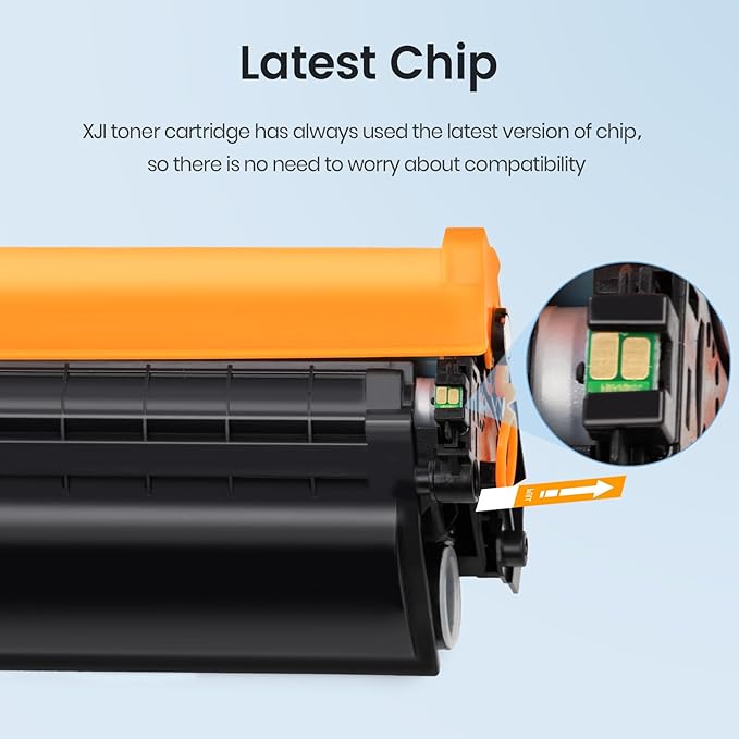 XJI 134X(with Chip) 2 Pack High Yield Compatible Toner Cartridges Replacement for HP 134 X A W1340X 134A W1340A, for Laser Jet Printer M209dw MFP M234dw M234sdn M234sdw Ink Black