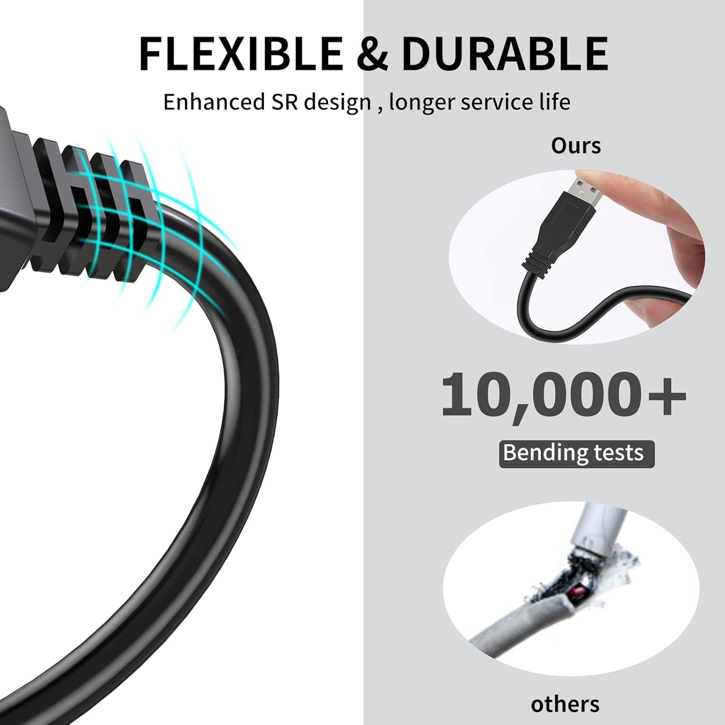 LDKCOK 150FT Active USB Extension Cable 2.0 Male to Female with A Extension chipset Signal Booster - Active Extension/Repeate