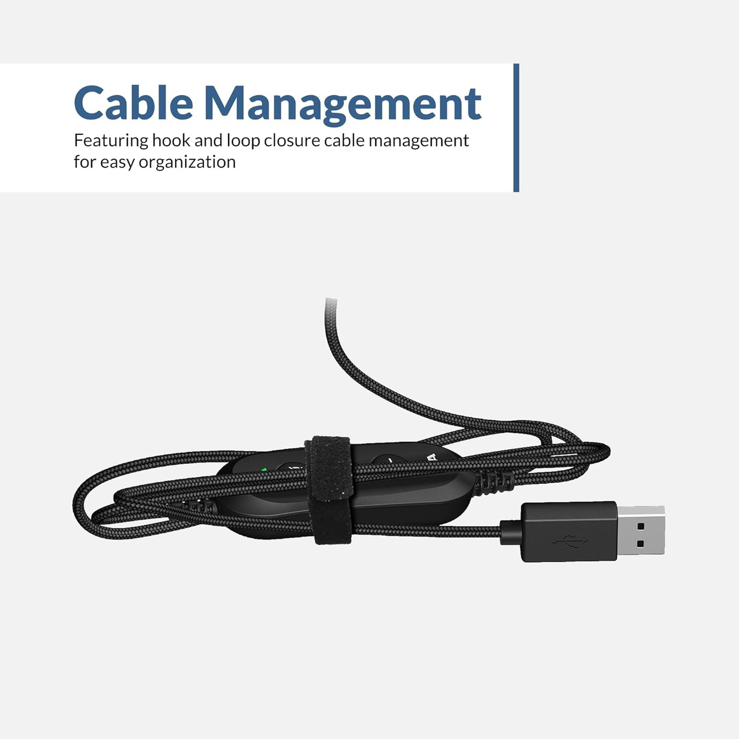 Cyber Acoustics USB Stereo Headset (AC-5008-20) – Durable, Crisp, and Clear Communication in Classrooms and at Home - 20 Pack