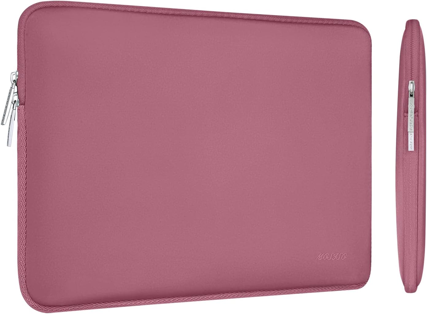 MOSISO Laptop Case 14 inch, 14 inch Laptop Sleeve Bag Compatible with HP Lenovo Dell ASUS Acer, HP Stream, Dell Latitude, Lenovo IdeaPad, Neoprene Computer Sleeve Bag with Small Case, Dusty Rose