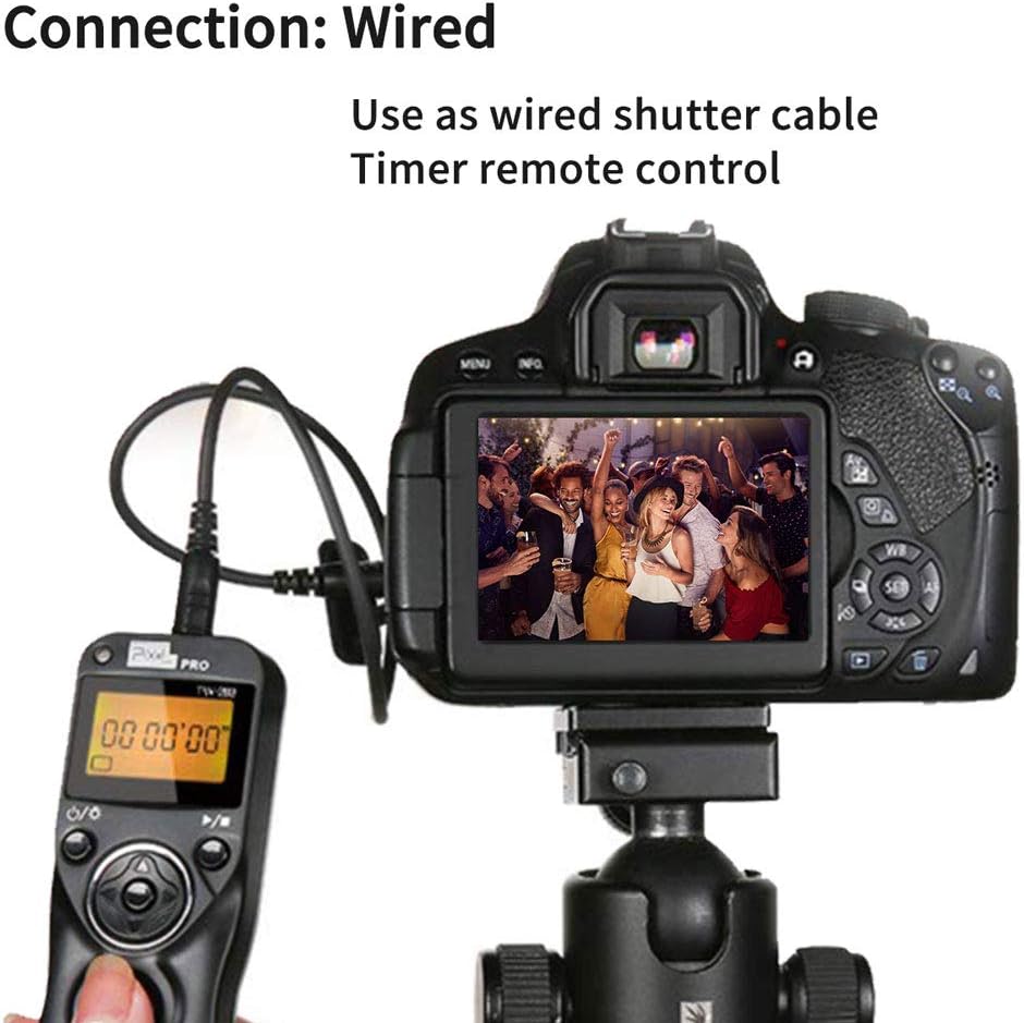 Wireless Remote Shutter Release Cable Wired Timer Remote Control TW-283DC0 Compatible for Nikon D850 D810 D800 D700 D500 D300 D300s D200 D40s D800E D810A D1X D2H D3X D1 D2 D3 D3s D4 D5 D4s F5 F6 F100