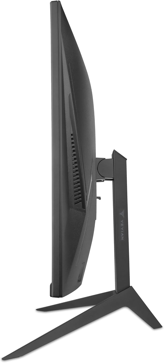 YEYIAN 27 inch 1440P QHD PC Gaming Fast IPS 2K Monitor | AMD FreeSync Premium 180Hz Refresh 1ms Response | 120% sRGB 178°Angel Tilted HDR 10 G-sync | 2 Display Port 1.4 & 2 HDMI 2.1 & Type A Input