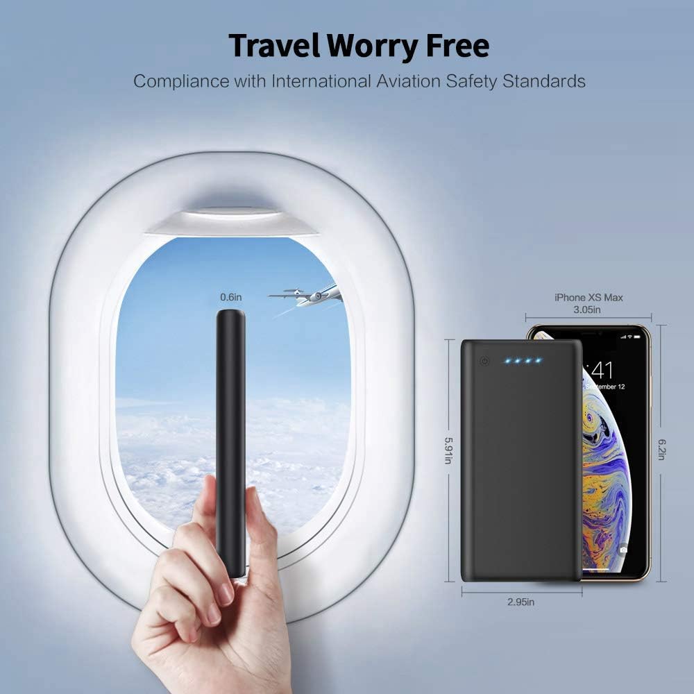 Portable Charger Power Bank 26800mah,Ultra-High Capacity Safer External Cell Phone Battery Pack,2 USB Output High Speed Charging Power bank Compatible with iPhone 16/15/14/13/12 Galaxy Android LG etc