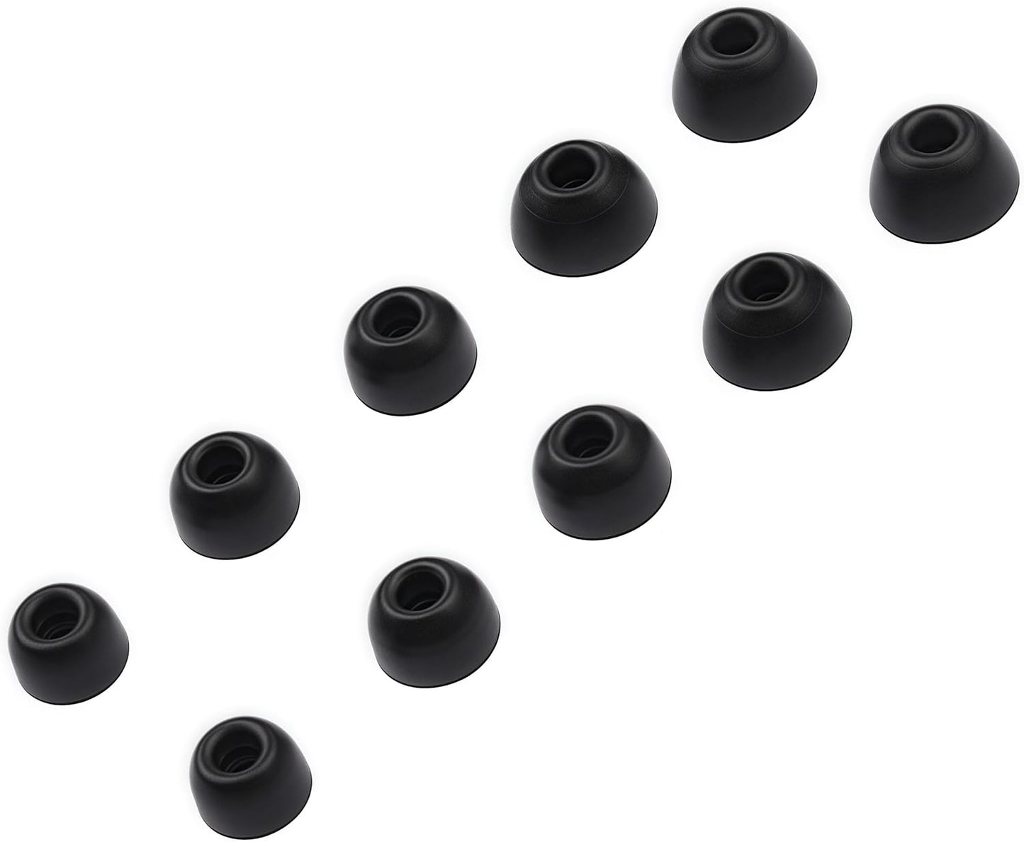 Powerbeats Pro 2 Replacement Ear Tips 5 Pairs - Designed Exclusively for Beats Powerbeats Pro 2 (2024), Not Fit Pro 1st Gen - Sport Anti-Slip Silicone Earbud Tips, Secure Gym/Running Fit -Black
