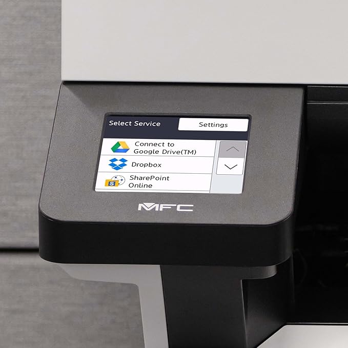 Brother MFC-L5710DW Business Monochrome Laser All-in-One Printer with Wireless Networking and Duplex Print, Scan, and Copy, Works with Alexa