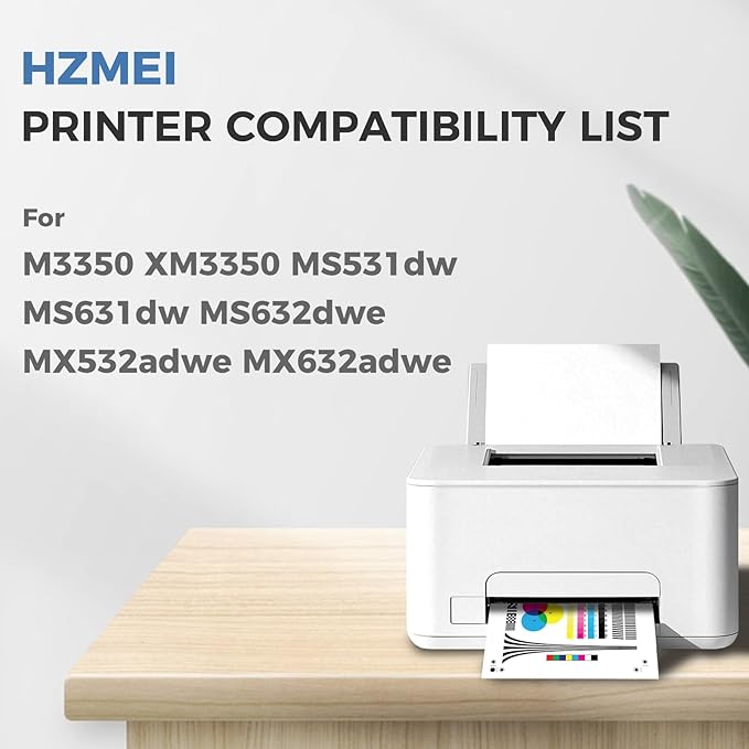 66S0Z00 Imaging Unit 66S0ZA0 Replacement for Lexmark 66S0Z00 Black Drum Cartridge Compatible with Lexmark M3350 XM3350 MS531dw MS631dw MS632dwe MX532adwe MX632adwe Printer