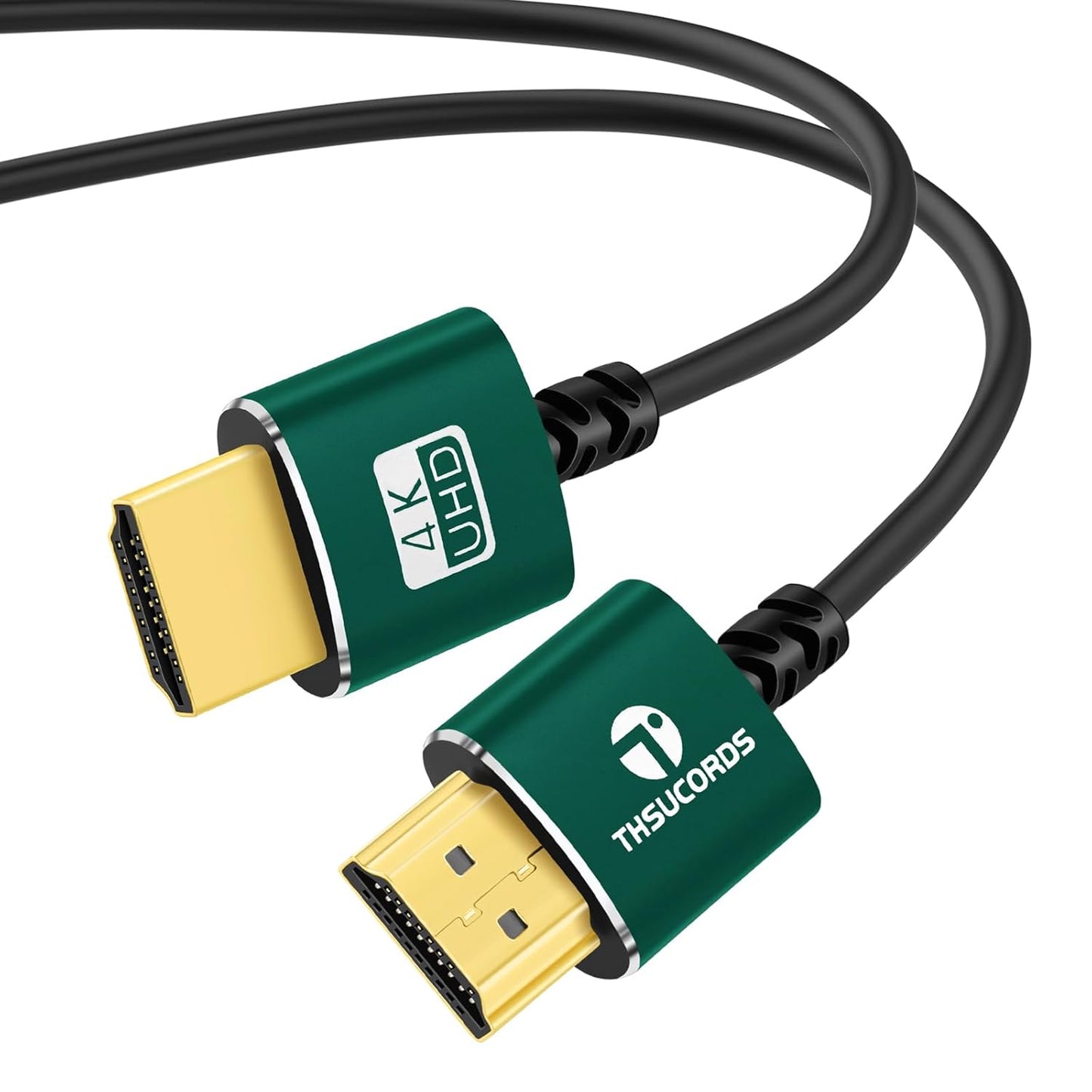 Slim HDMI Cables 25FT, Ultra Soft & Thin HDMI to HDMI Cord, Extreme Flexible & Skinny HDMI Wire Supports High Speed 4K@60Hz 18gbps 2160p 1080p