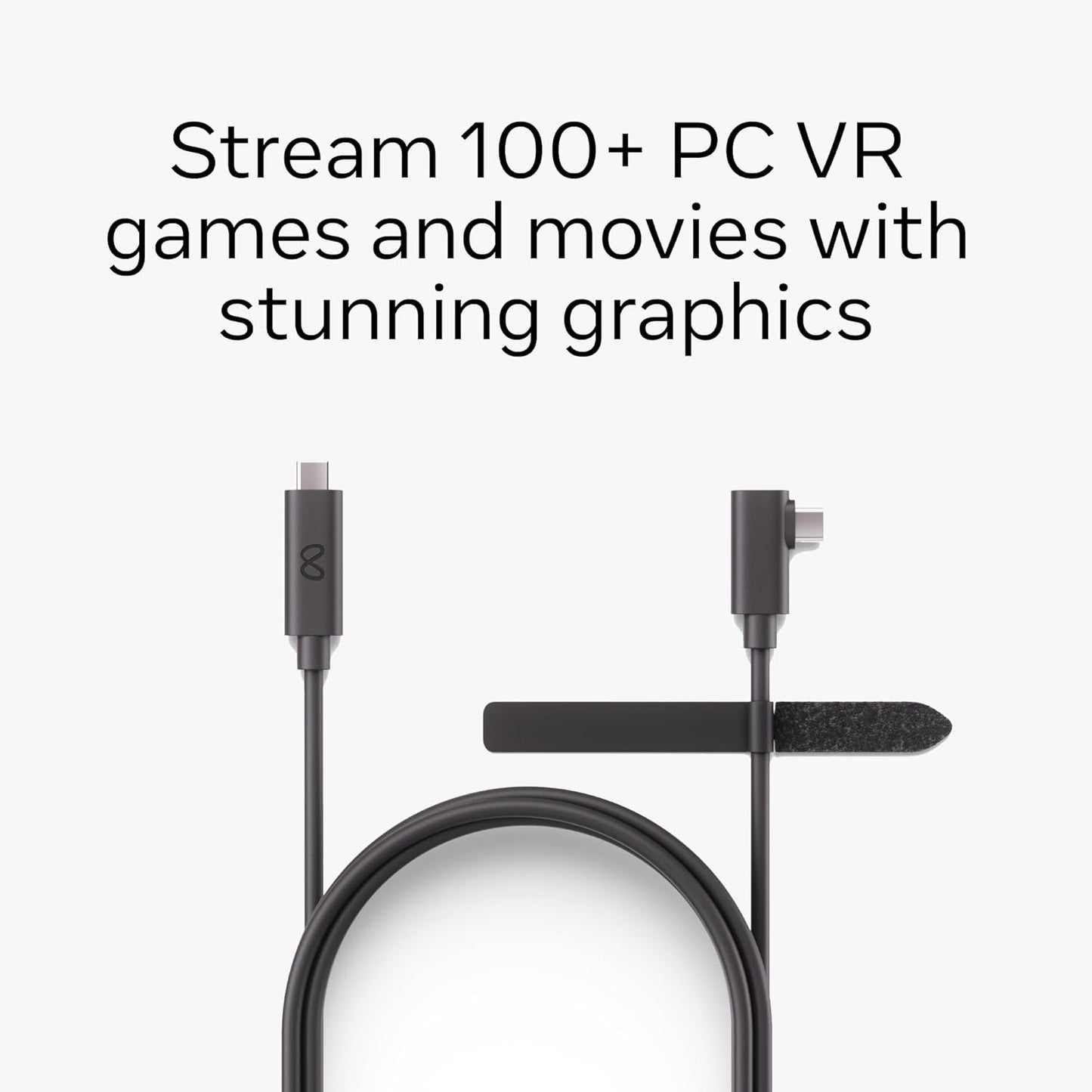 Meta Quest Link Cable - Virtual Reality Headset Cable for Quest - 16FT (5M) - PC VR