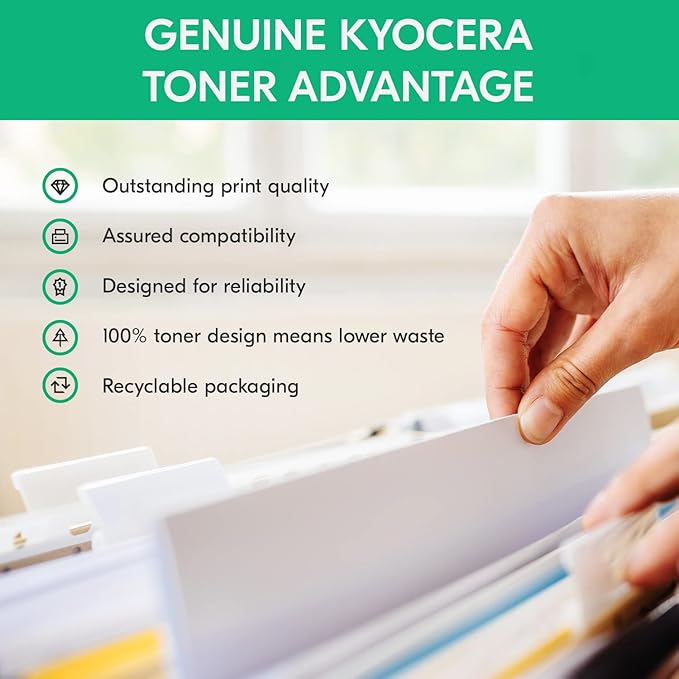 KYOCERA TK-5417C Cyan Toner Cartridge for for MA4500ci / PA4500ci Model Laser Printers (1T02Z7CUS0)