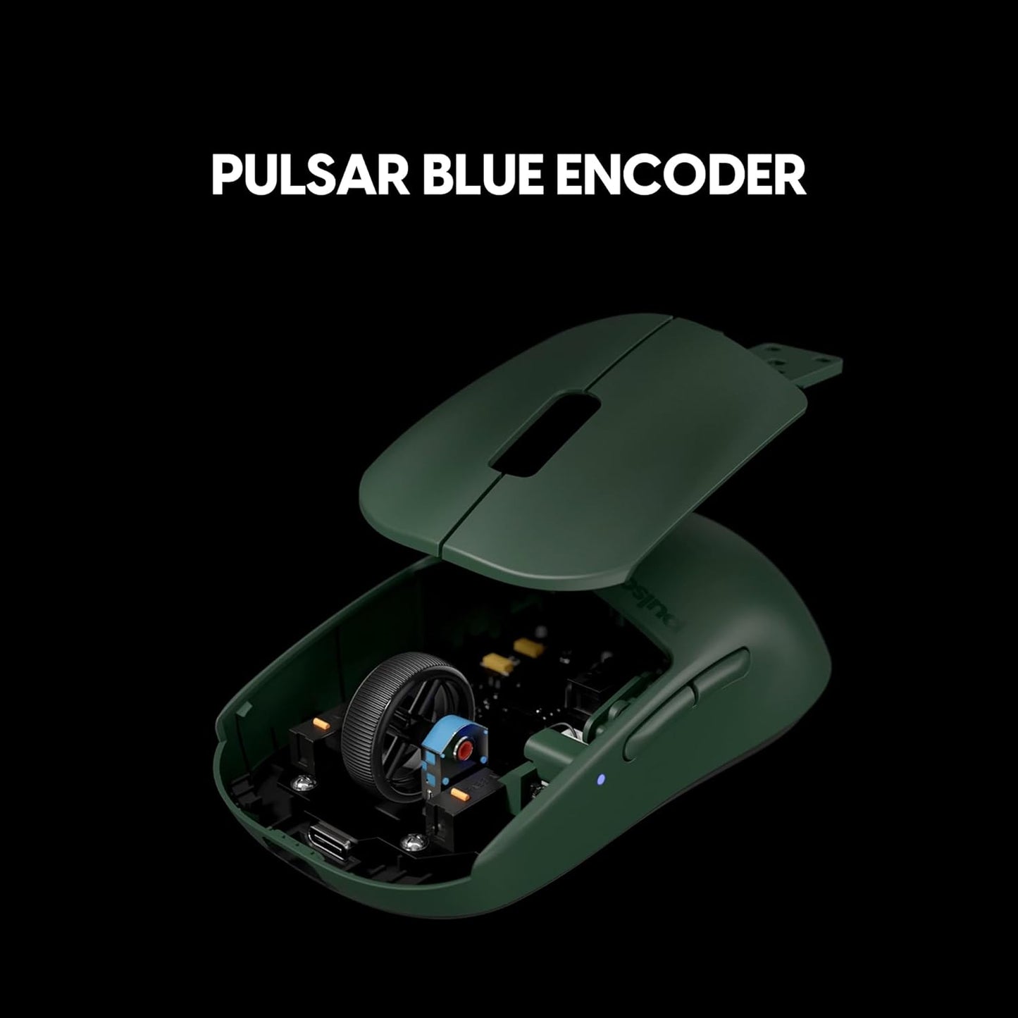 Pulsar Gaming Gears X2V2 mini Wireless Gaming Mouse, Founder's Edition, Ultra Lightweight 1.80 oz (51 g), Symmetrical, Optical Switch, 2.4 Ghz 1 ms, 26000 DPI, PAW3395 Sensor (Mini, Wireless, Green)