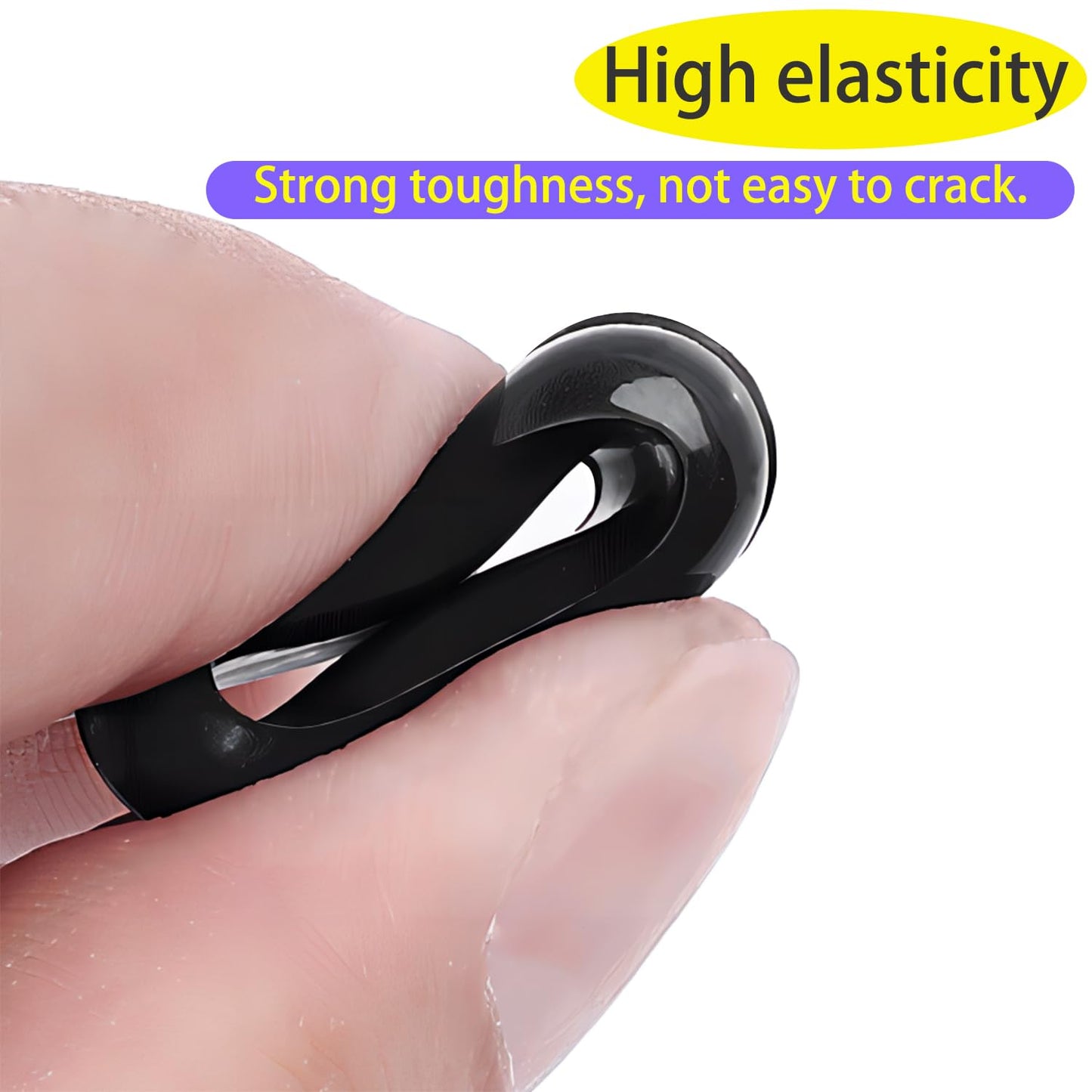 Qrity 20 PCS Rubber Grommets Cable Railing, Car Grommet, Cable Railing Protective Sleeves for Metal Posts, ID 6mm Mount Dia 8mm