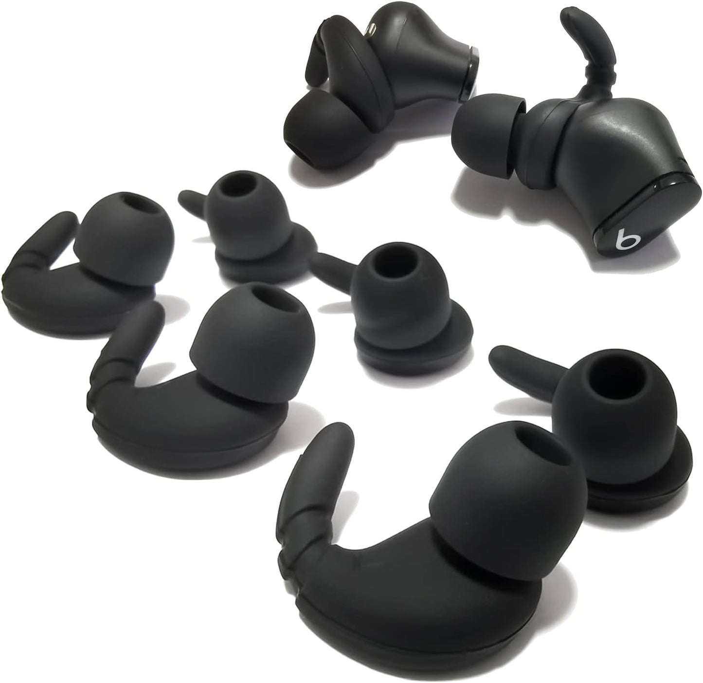 Silicone Ear Hooks for Beats Studio Buds Ear Tips Replacement Earbuds Tips for Beats Studio Buds Earbuds 3 Pairs