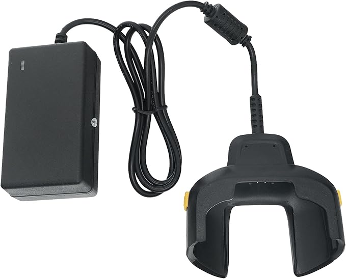 TC70 TC77 TC72 TC75 TC70X Scanner Charger Cable for Symbol Zebra PDA, 5V4A with 3.4ft Cable Android Barcode Scanners Charger, Includes Power Supply