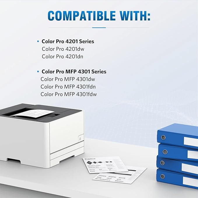 210A Black Toner Cartridges 2 Pack Compatible Replacement for HP 210A 210X W2100A W2100X Works for HP Color Pr MFP 4301 4201 Series 4201dw 4201dn MFP 4301dw 4301fdn 4301fdw Printer 2-Pack