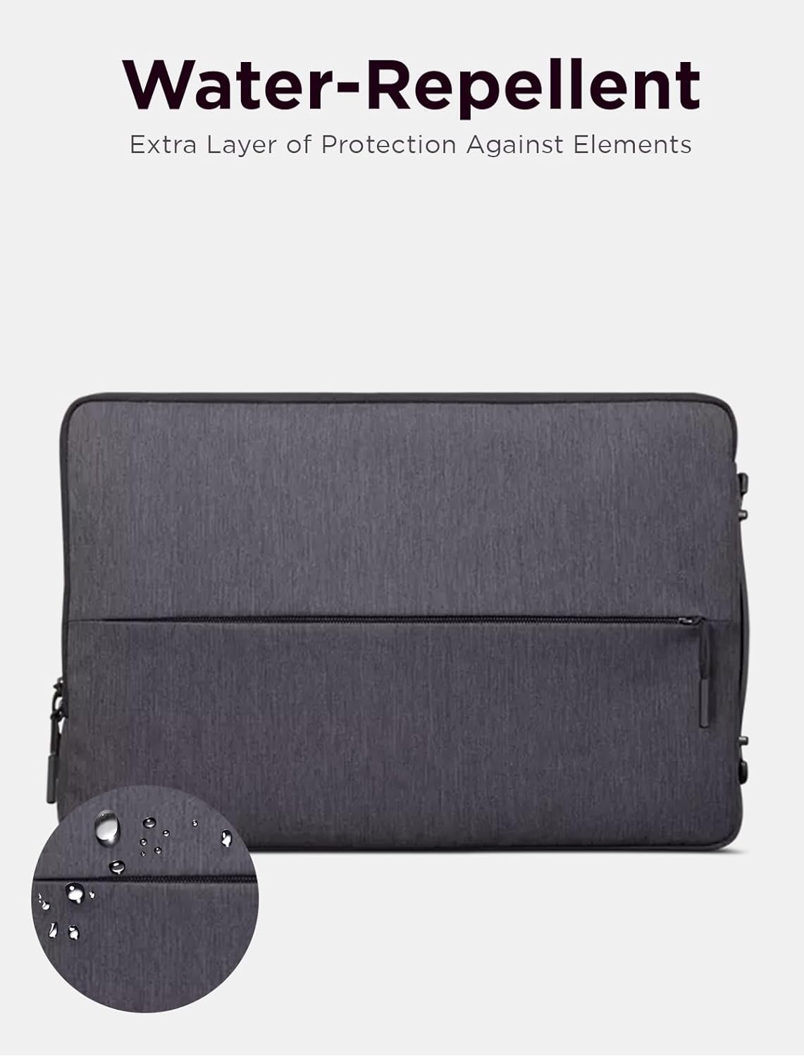 Lenovo 600 Bluetooth Silent Mouse, Blue Optical Sensor, Adjustable DPI, 4 Button & Urban Laptop Sleeve 14 Inch for Laptop/Notebook/Tablet Compatible with MacBook Air/Pro