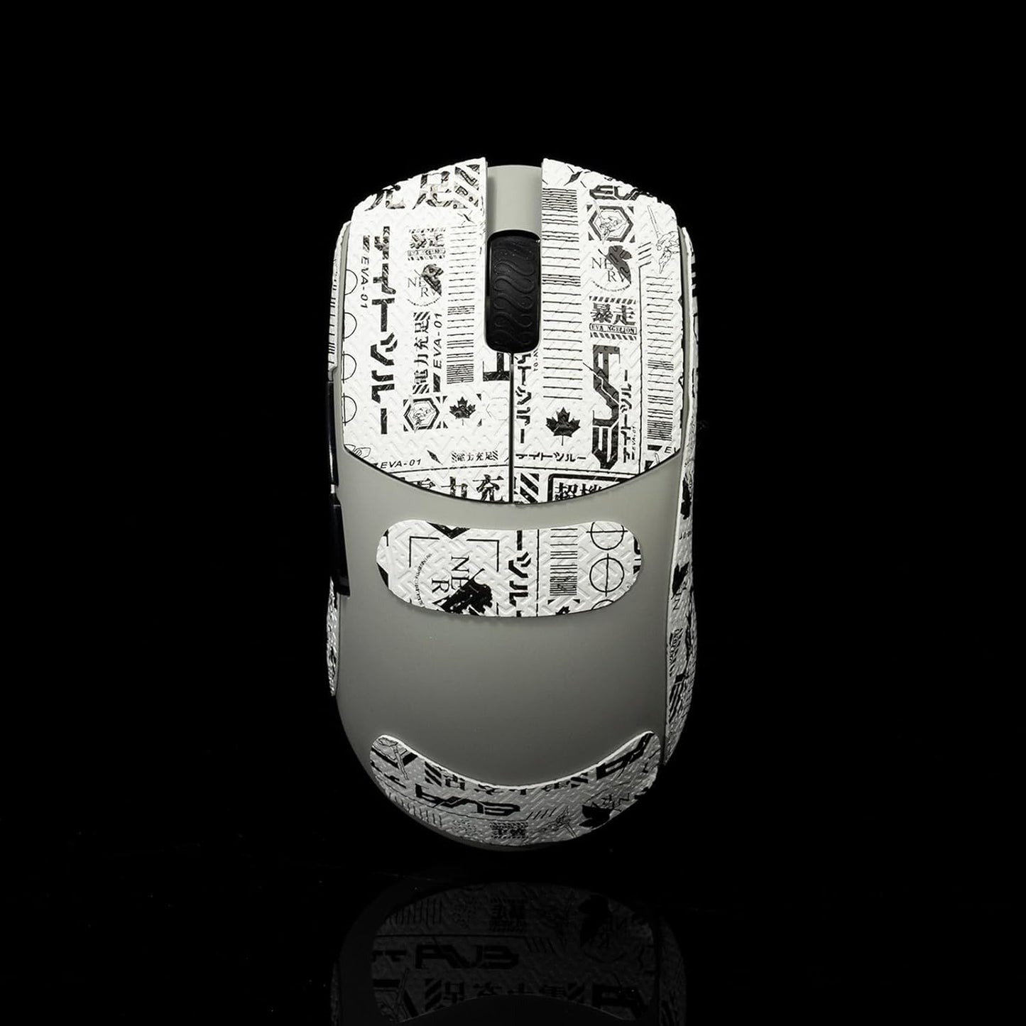 Grip Tape for Lamzu Atlantis Maya - Anti-Slip,Enhanced Control, Sweat Resistance,Improves FPS Gaming Grip & Mouse Protection [Pre-Cut] EVA Black 0.5mm