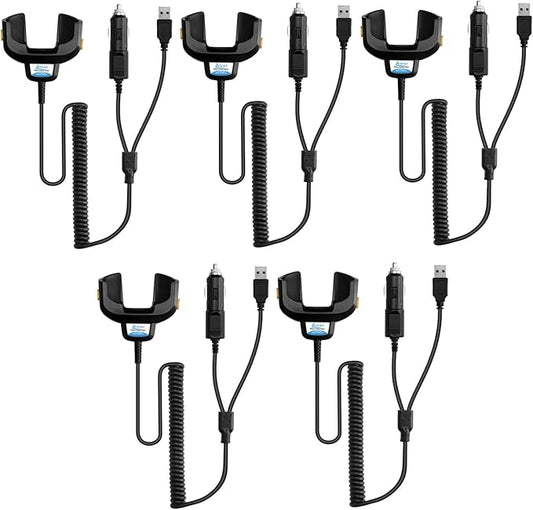 (5PCS) Car Charger Cable for TC77 Car Charger for Symbol Zebra Car Charger TC70 TC55 TC72 TC75 TC70X TC75X TC700H Battery Charger CHG-TC7X-CLA1-01 Scanner Charger Cable TC77 Charger Cable