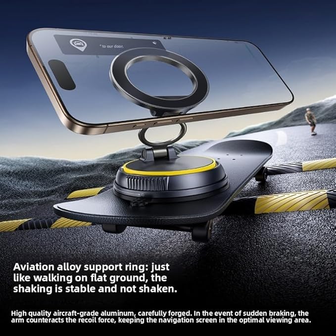 Car Mobile Phone Holder Suspension Central Control Screen Special Hidden Integrated 360 Degree Adjustment Direction Free Paste (MG-ZJ03chang)