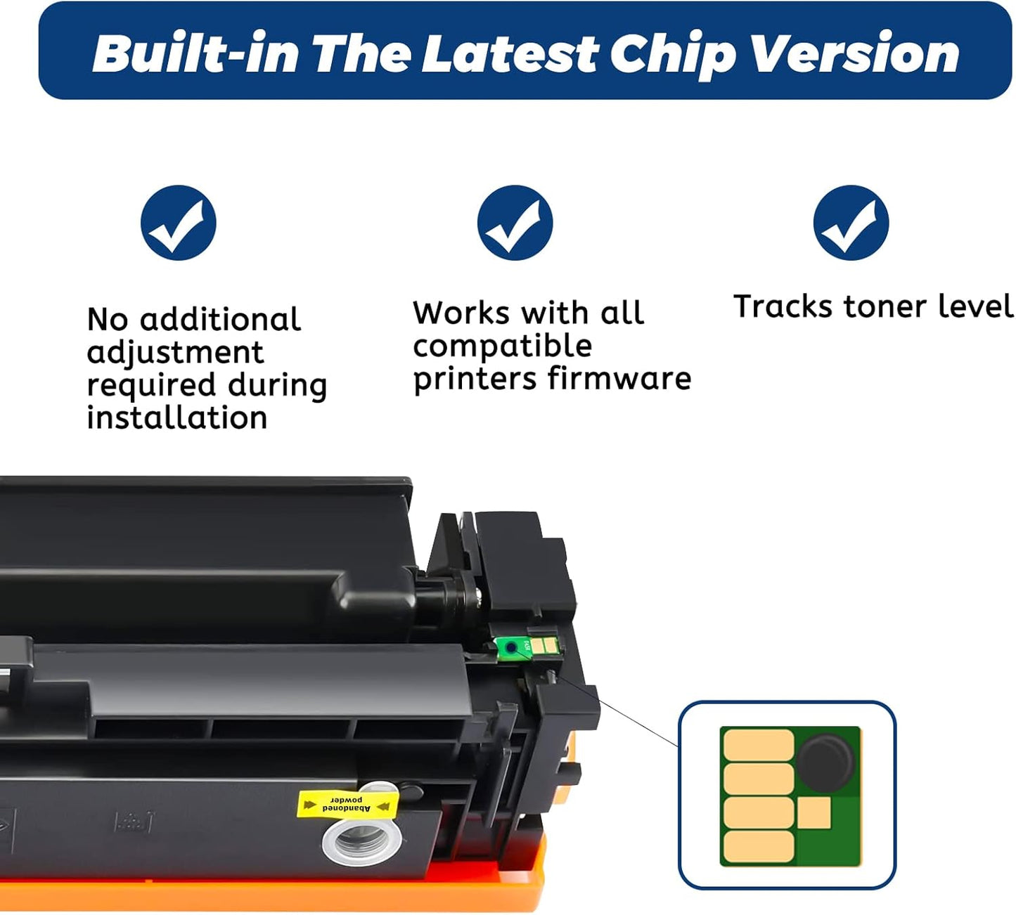 507A Magenta CE403A Toner Cartridge,Replacement for HP 507 507X 507 A CE403X for Laserjet 500 Color m551 m551dn m551n m551xh m570dn m570dw m575c m575dn m575f