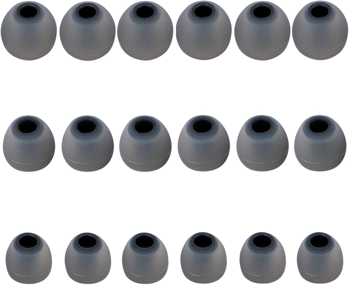 Silicone Replacement Earbud Tips Earbud Covers Fit for in-Ear Headphones (Inner Hole 3.8mm -5.1mm) Earbud Replacement Tips Ear Tips 9 Pairs