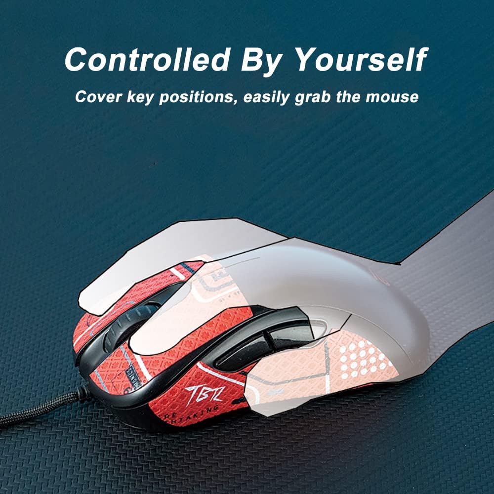 Grip Tape for Lamzu Atlantis Maya - Anti-Slip,Enhanced Control, Sweat Resistance,Improves FPS Gaming Grip & Mouse Protection [Pre-Cut] EVA White Purple 0.5mm