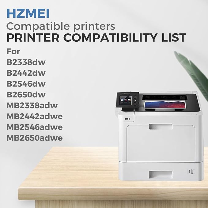B231000 Toner Cartridge High Yield Replacement for Lexmark B231000 Black Toner Compatible for B2338 B2442 B2546 B2650 MB2338 MB2442 MB2546 MB2650 Series Printer