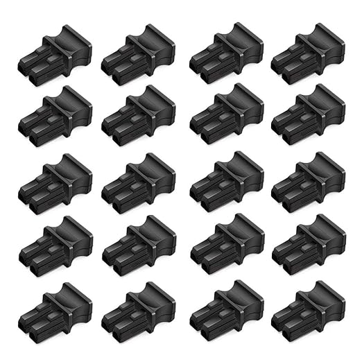 QSFP+ QSFP28 Dust Covers Caps Suitable for Duplex LC QSFP Optical Module Silicone 20pcs/Pack