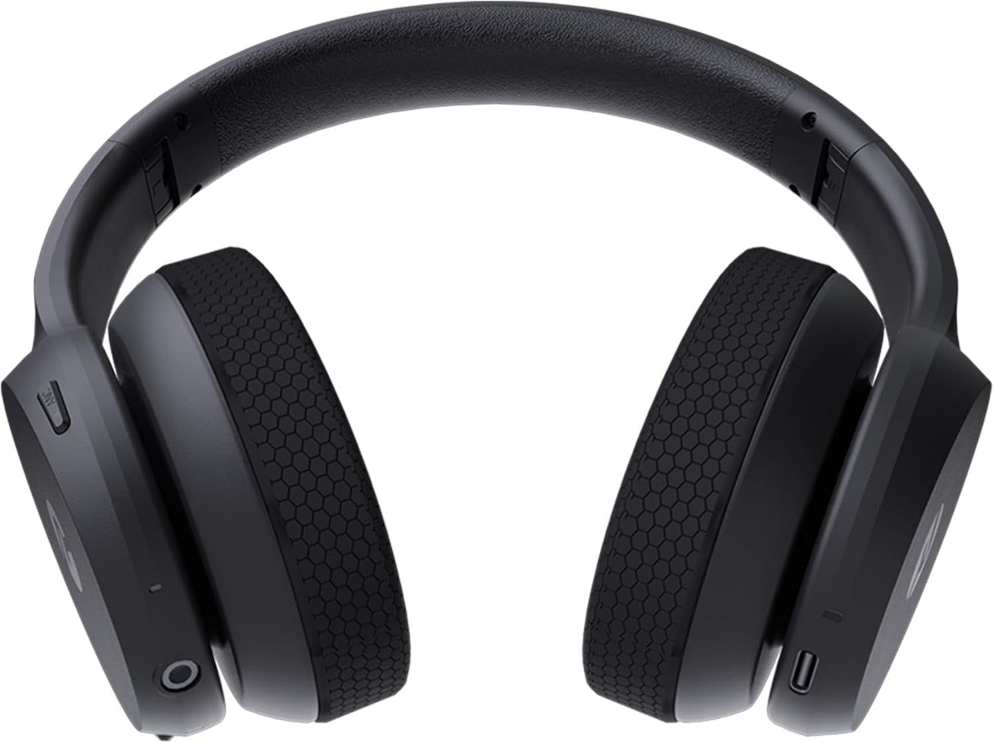 Raycon Fitness Headphones - Wireless Over-Ear-Headphones with 45 Hours of Battery, Active Noise Cancellation, Awareness Mode, 3 Quick Swap Ear Cushions, IPX4 Water Resistance (Black)