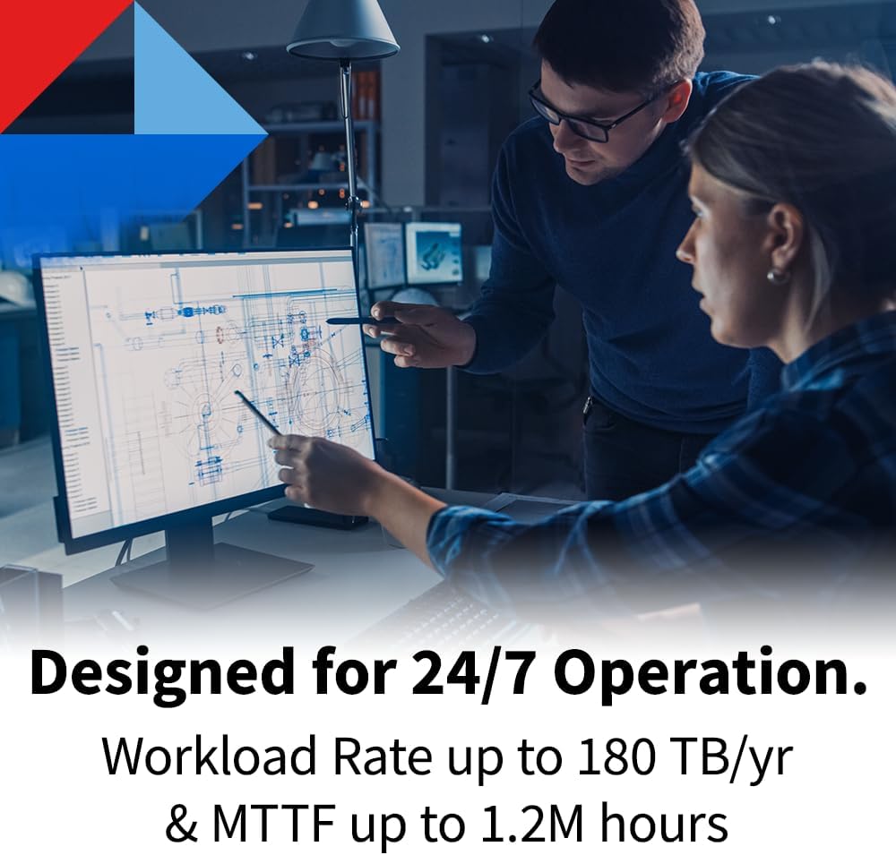 Toshiba N300 20TB NAS 3.5-Inch Internal Hard Drive - CMR SATA 6 GB/s 7200 RPM 512 MB Cache - HDWG62AXZSTA