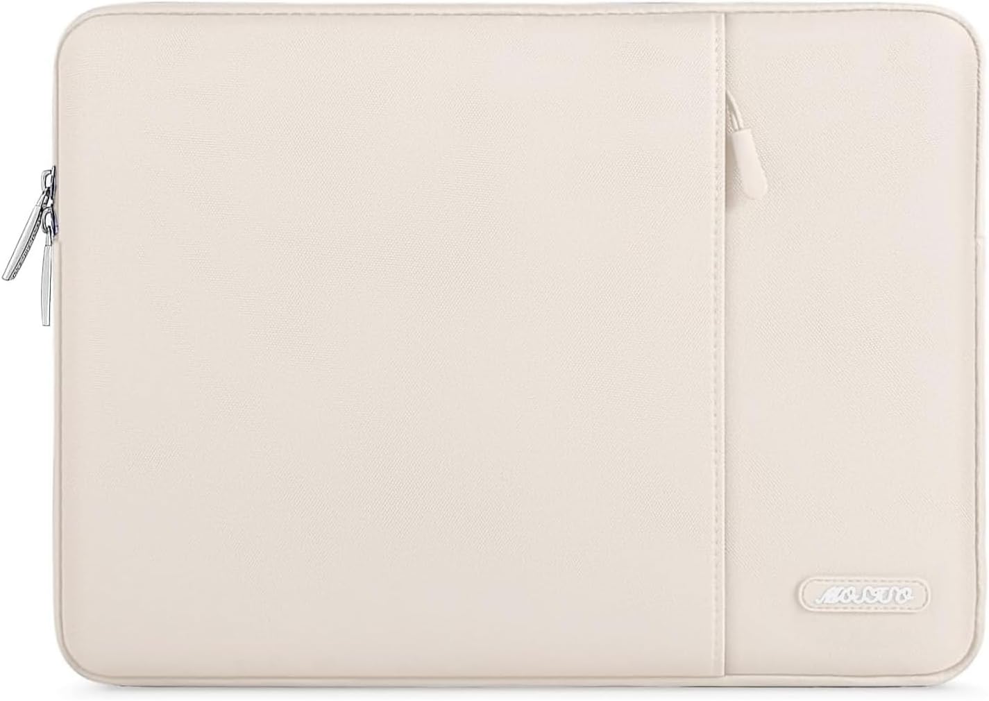 MOSISO Laptop Case 15 inch, 15 inch Laptop Sleeve Compatible with MacBook Air 15 M4 A3241 M3 A3114 M2 A2941 2025 2024 2023,Dell XPS 15,Polyester Vertical Computer Sleeve Bag with Pocket, Sand