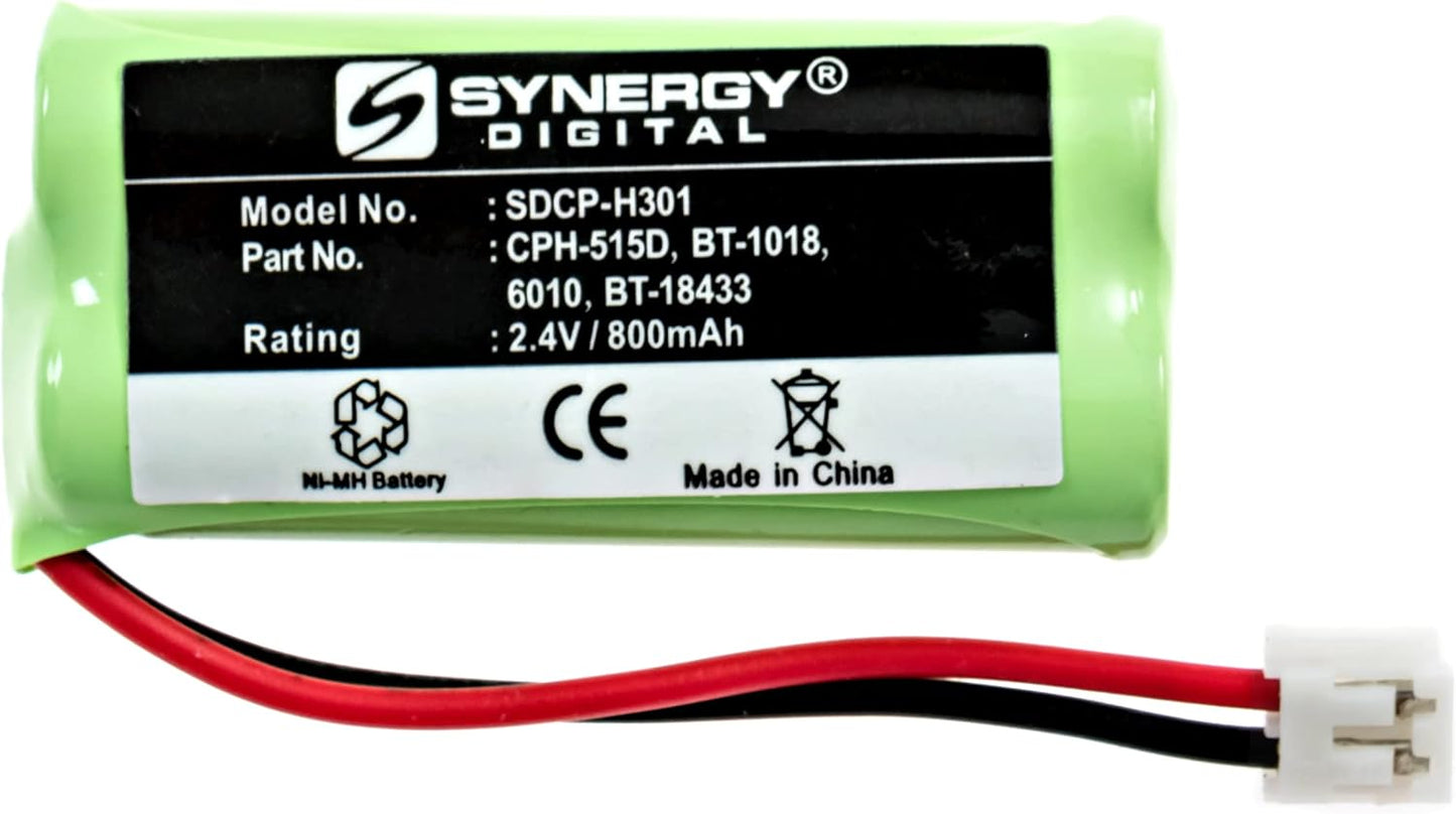 AT&T-Lucent BT8001 Cordless Phone Battery Combo-Pack Includes: 2 x SDCP-H301 Batteries