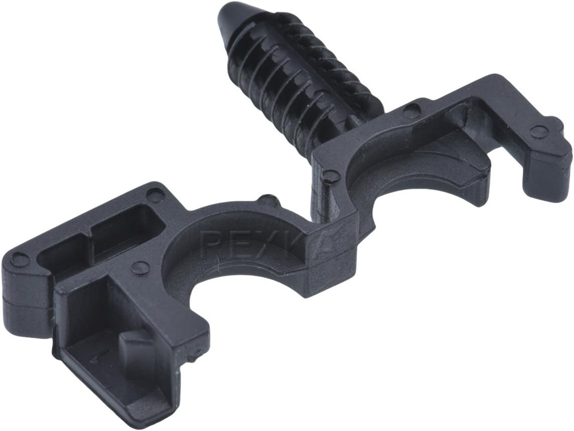 Rexka 20pcs Wire Cable Loom Routing Retainer Clip I.D. 1/4" O.D. 3/8" Compatible with GM 12040984