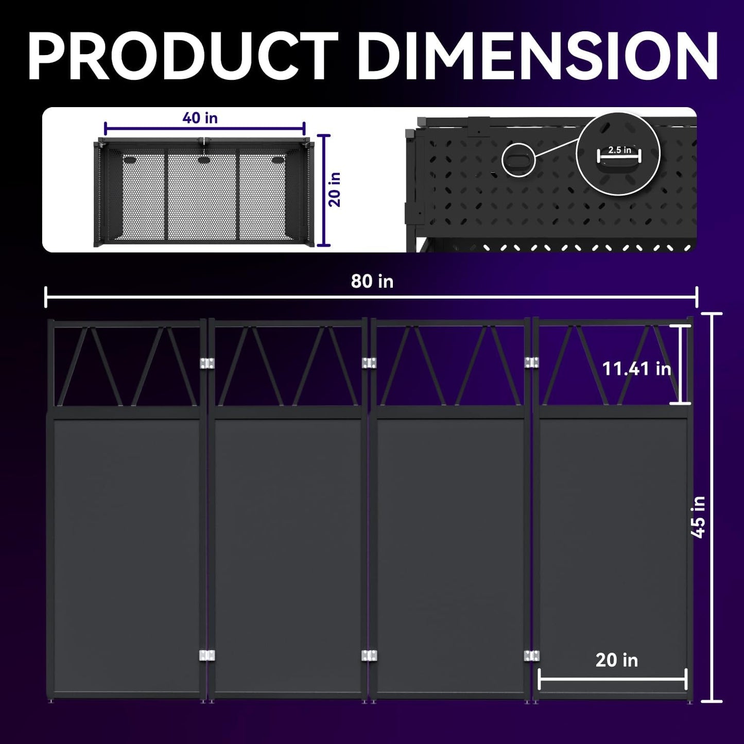 Portable DJ Booth Table,Foldable DJ Table Stand Portable with White & Black Scrim,Adjustable DJ Facade Table Station Metal Frame DJ Table with Cable Hole for Private Events, Clubs, Bars (Upgrade)