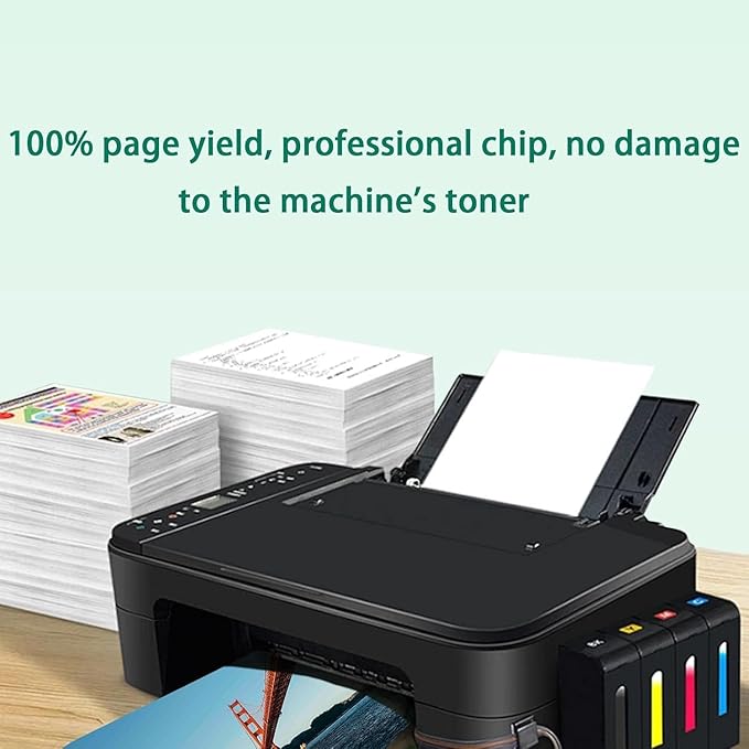 CS331 CX331 High Yield Toner Cartridge 4500pages 4 Pack 20N1HC0, 20N1HK0, 20N1HM0, 20N1HY0 Replacement for Lexmark CS331dw CX331adwe Printer with Smart Chip