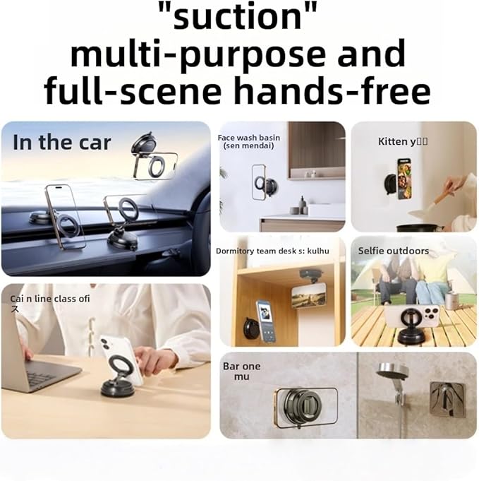 Car Mobile Phone Holder Suspension Central Control Screen Special Hidden Integrated 360 Degree Adjustment Direction Free Paste (MG-ZJ03duan)