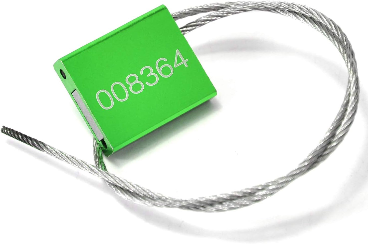 Pull Tight Security Cable Seals Alumium Alloy Shipping Container Tags ISO 17712 Standard (Pack of 50, Green)